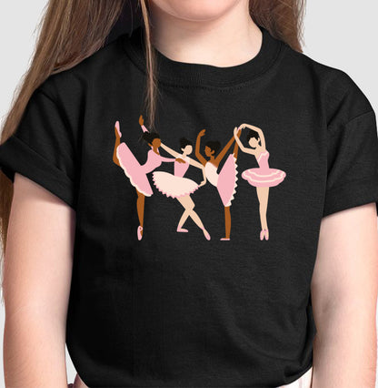 Camiseta Infantil - Bailarinas