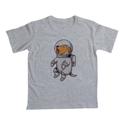 Camiseta Infantil - Cachorro Astronauta