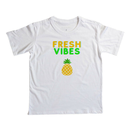 Camiseta Infantil - Abacaxi Vibes