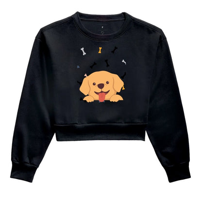 Moletom Cropped - Dog Caramelo