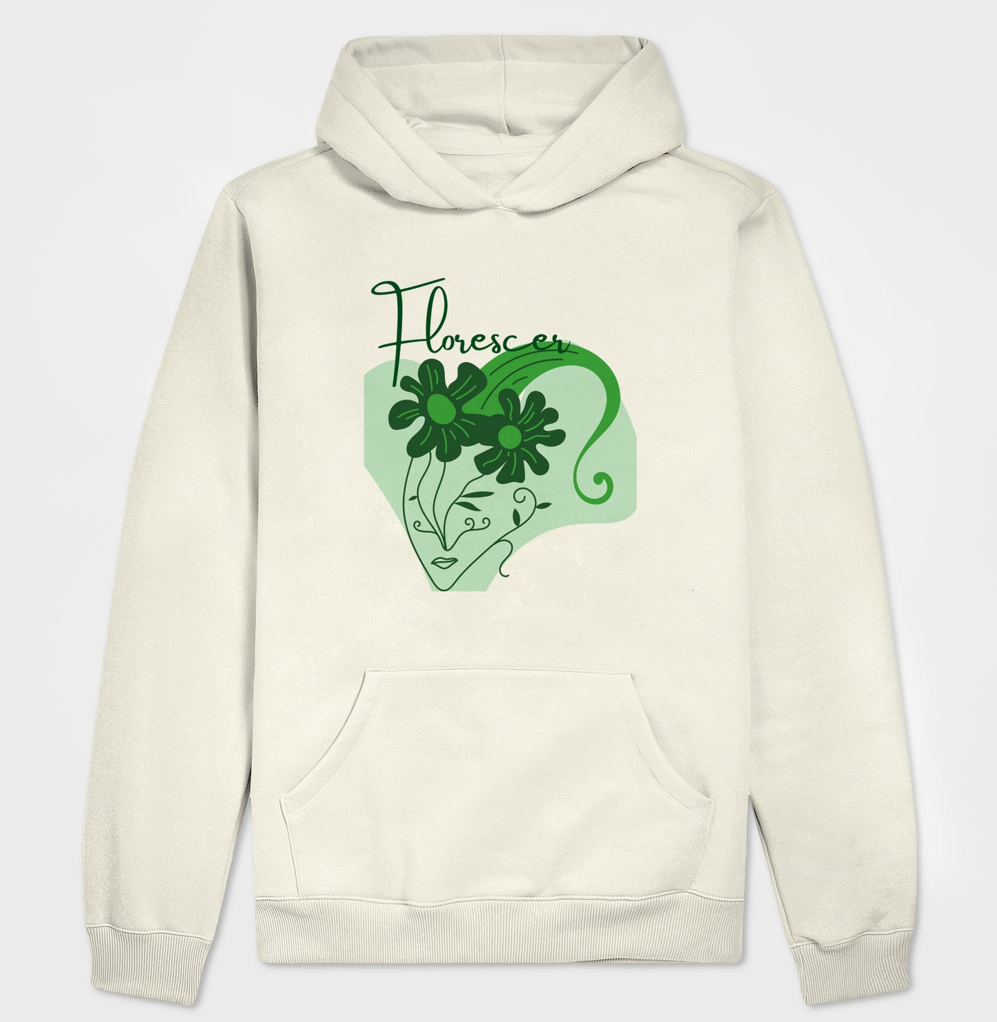 Moletom Hoodie - Girl Power Flor