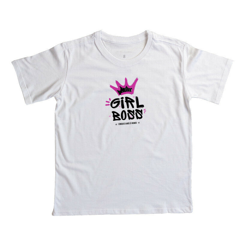 Camiseta Infantil - Girl Boss Helena