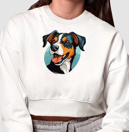 Moletom Cropped - Dog Desenho