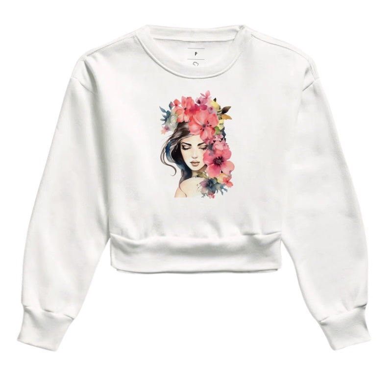 Moletom Cropped - Girl Power Juliana