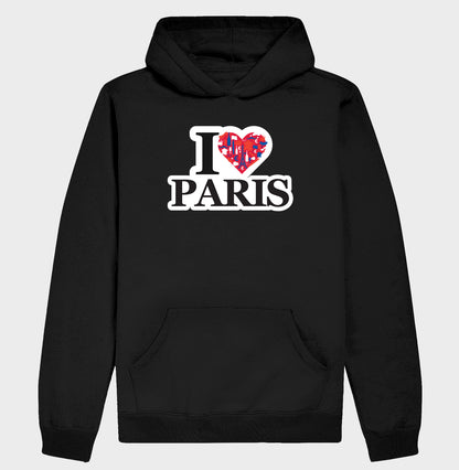 Moletom Hoodie - I love Paris