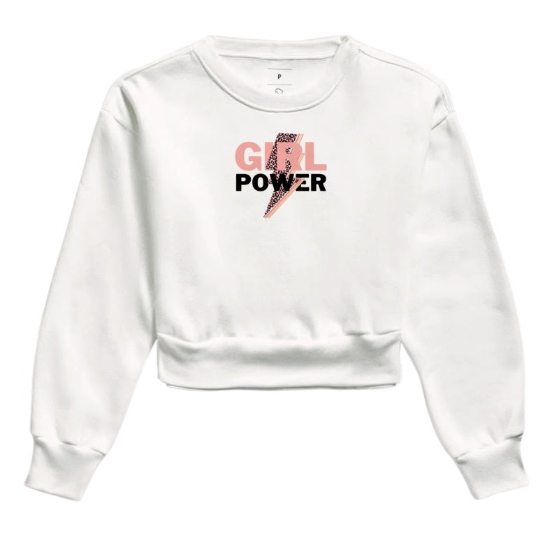 Moletom Cropped - Girl Power Zoe