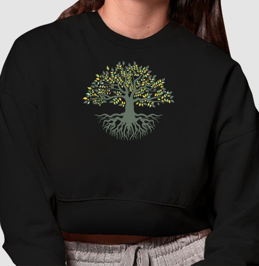 Moletom Cropped - Raiz
