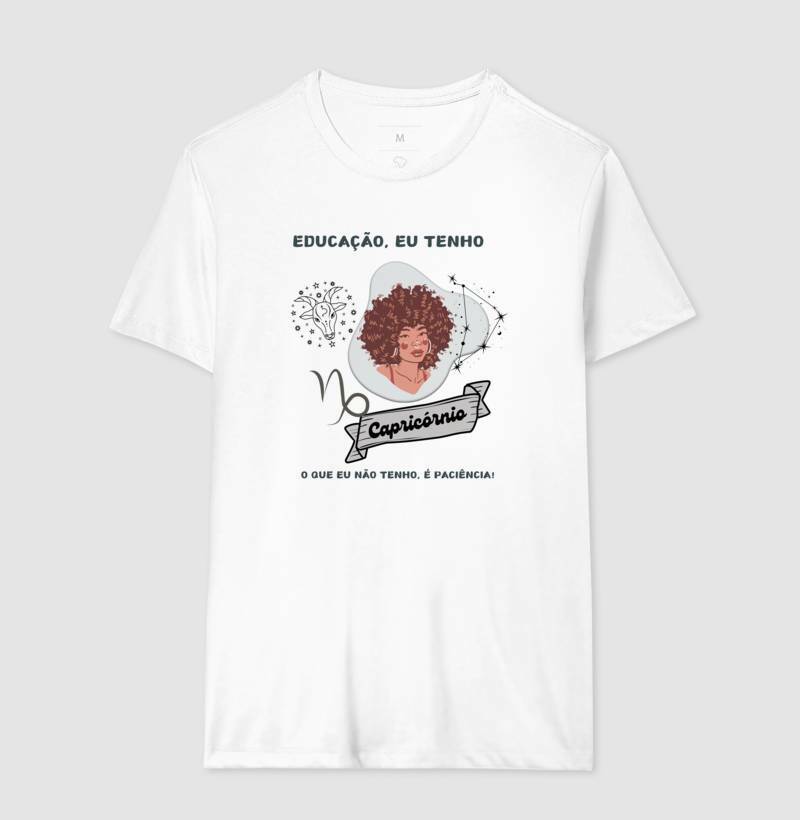 Camiseta - Capricórnio Mulher (Paciência)