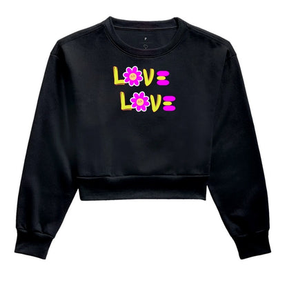 Moletom Cropped - Love Love