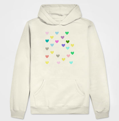 Moletom Hoodie - Corações