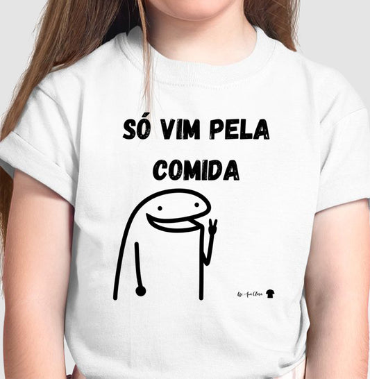 Camiseta Infantil - Flork Comida