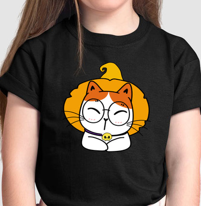 Camiseta Infantil - Gato de Chapéu