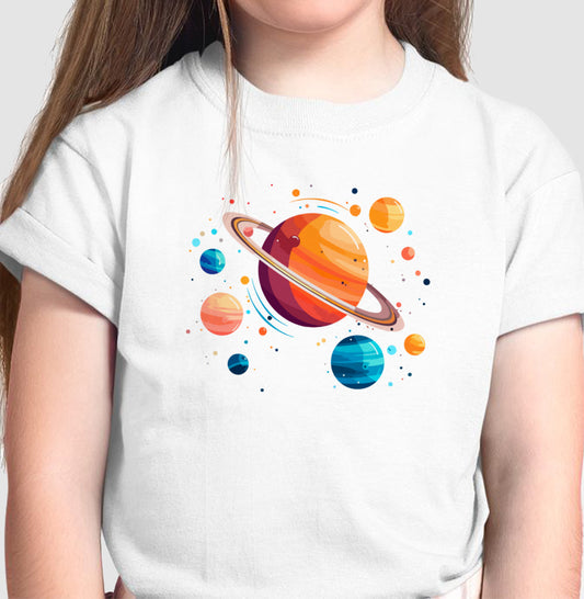 Camiseta Infantil - Saturno