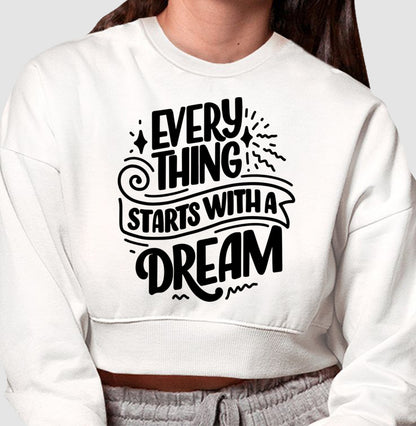 Moletom Cropped - Every Thing
