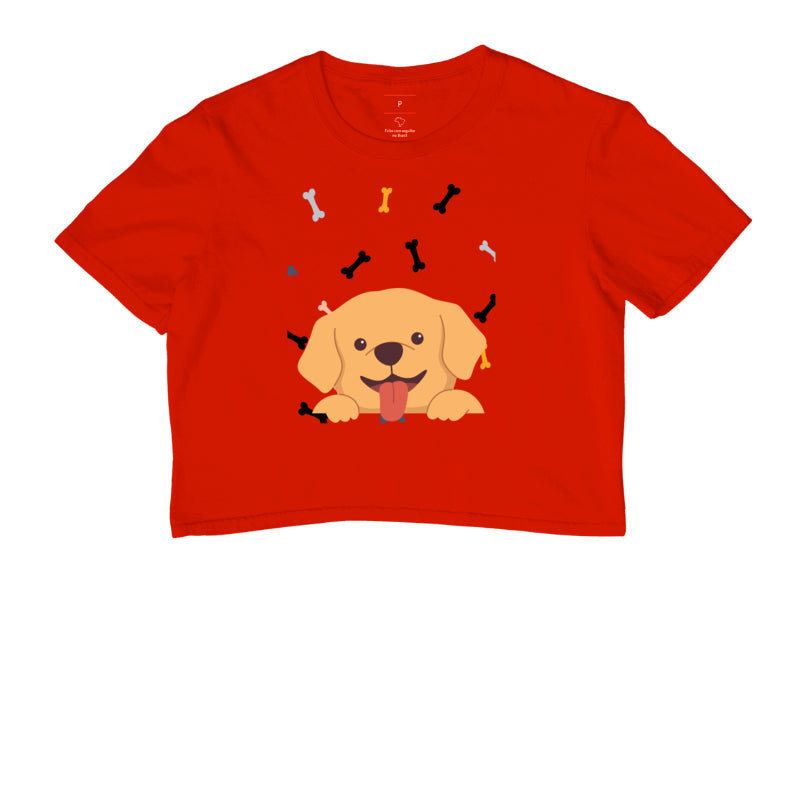 Cropped Cute - Dog Caramelo
