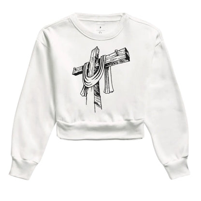 Moletom Cropped - Cruz