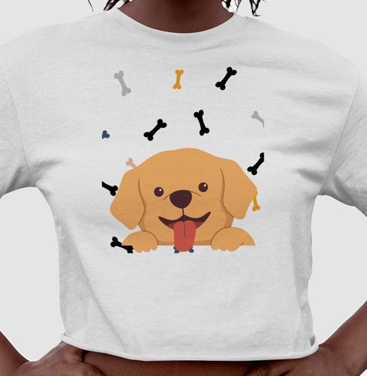 Cropped Cute - Dog Caramelo