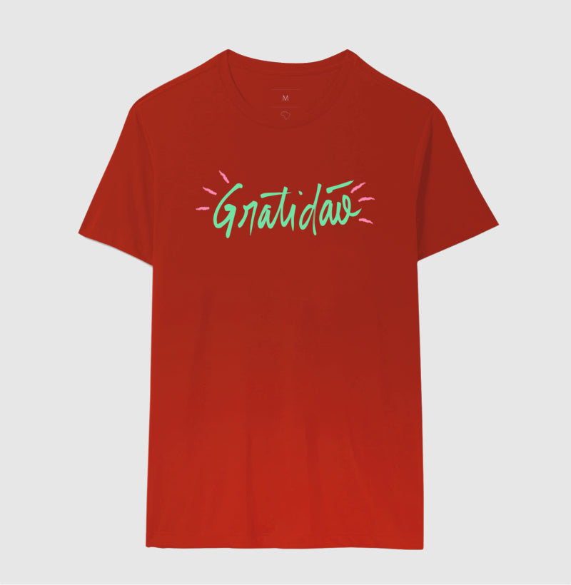 Camiseta - Gratidão Verde