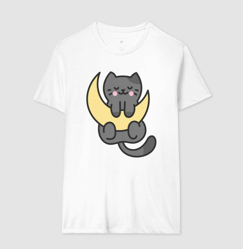 Camiseta - Gato Lua