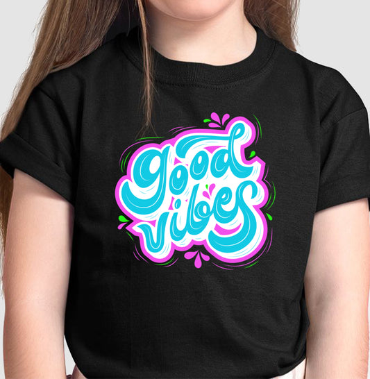 Camiseta Infantil - Good Vibes