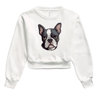 Moletom Cropped - Bulldog