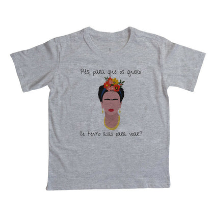 Camiseta Infantil - Girl Power Frida Khalo