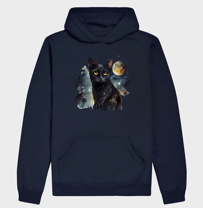 Moletom Hoodie - Gato Preto Luar