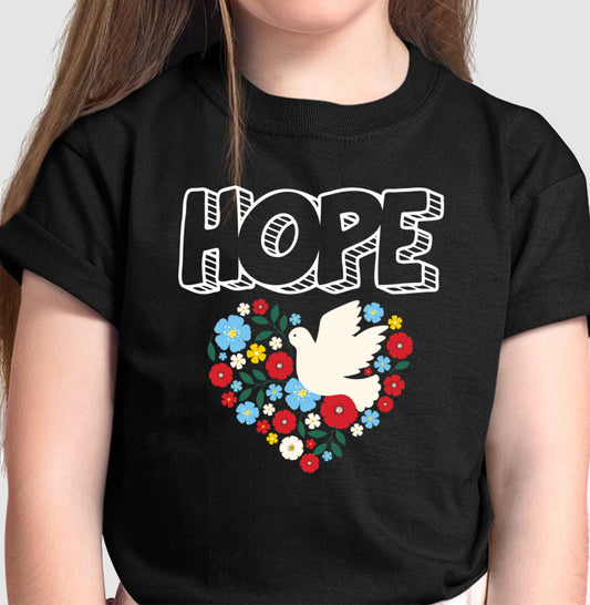 Camiseta Infantil - Hope and Peace