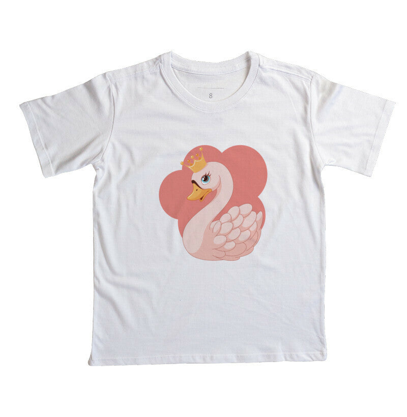 Camiseta Infantil - Cisne