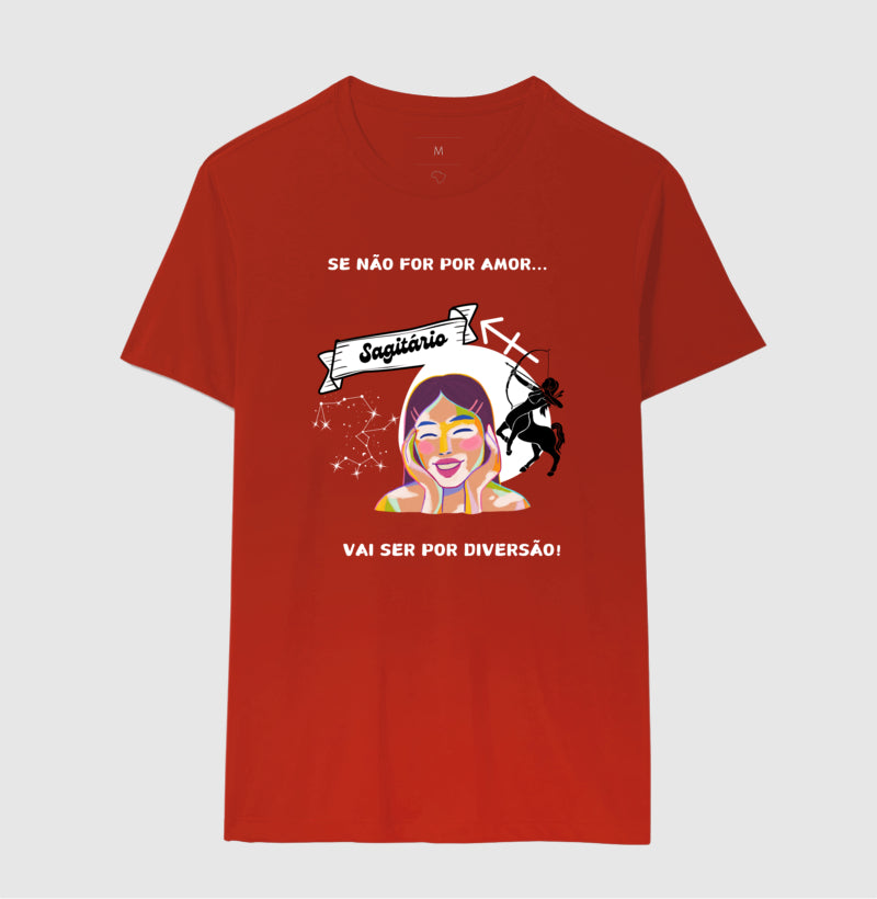 Camiseta - Sagitário Diversão Mulher