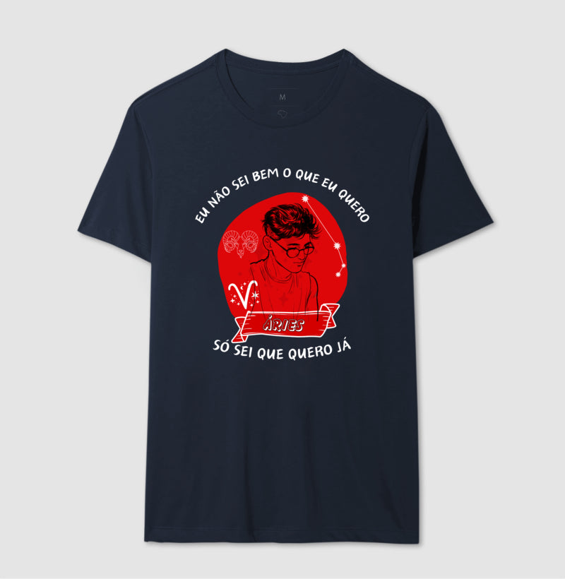 Camiseta - Áries Querer Homem