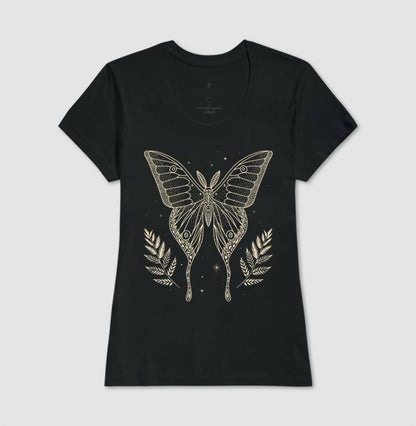 Baby Look - Borboleta Dourada