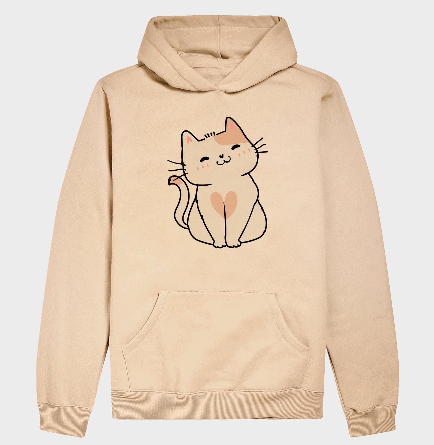 Moletom Hoodie - Gatinha