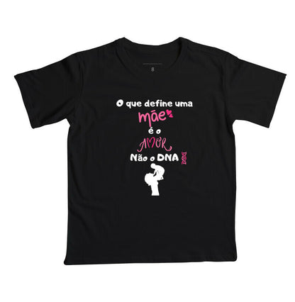 Camiseta Infantil - Amor define Mãe