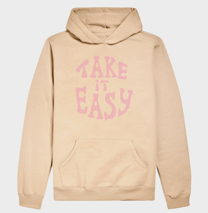 Moletom Hoodie - Take it Easy Rosa