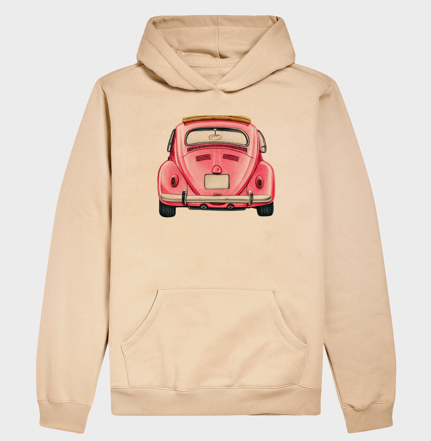 Moletom Hoodie - Fusca Rosa