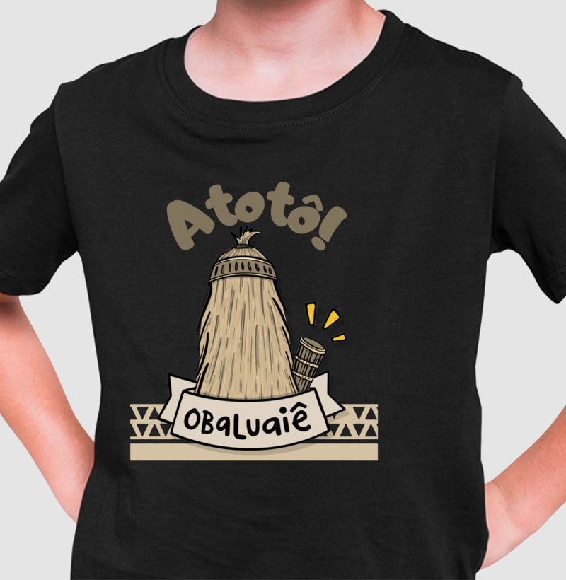 Camiseta Infantil - Atotô Obaluaiê