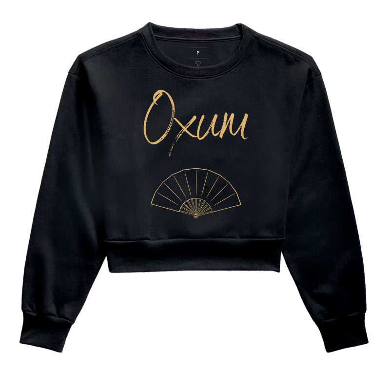 Moletom Cropped - Leque de Oxum