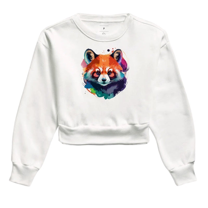 Moletom Cropped - Red Panda