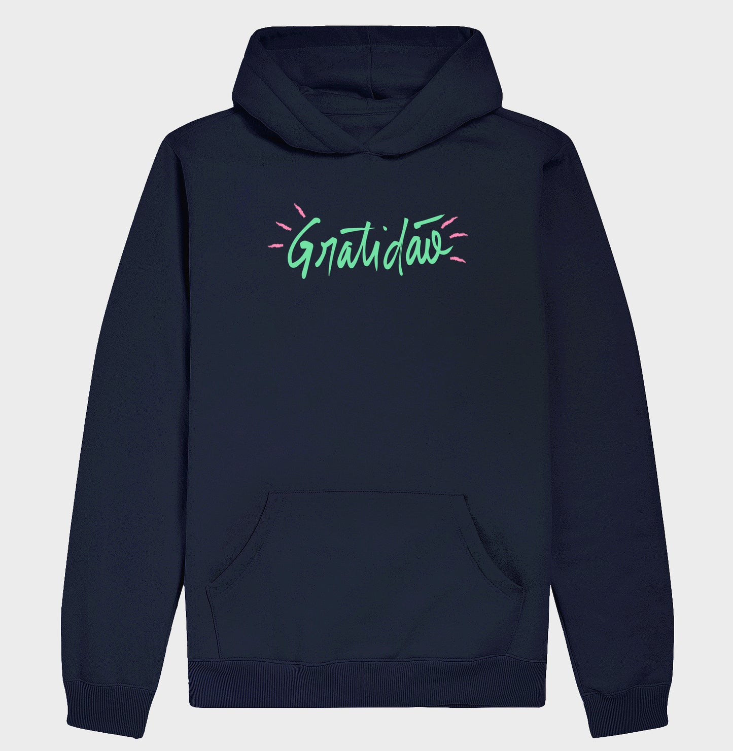 Moletom Hoodie - Gratidão Verde