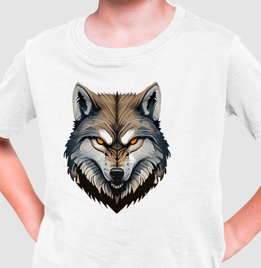 Camiseta Infantil - Lobo