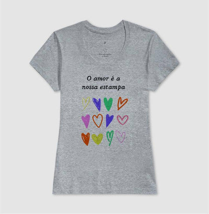 Baby Look - Estampa Amor
