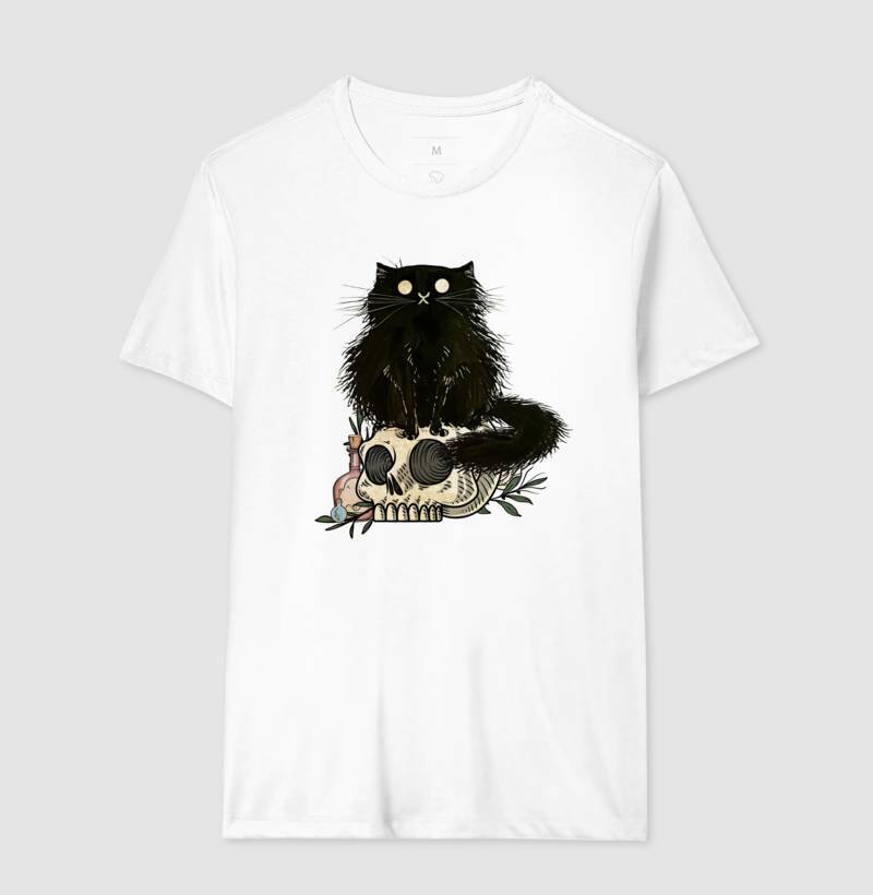 Camiseta - Halloween Gato