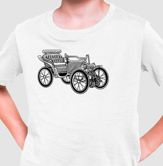 Camiseta Infantil - Carro Vintage