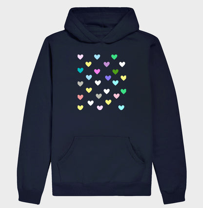 Moletom Hoodie - Corações