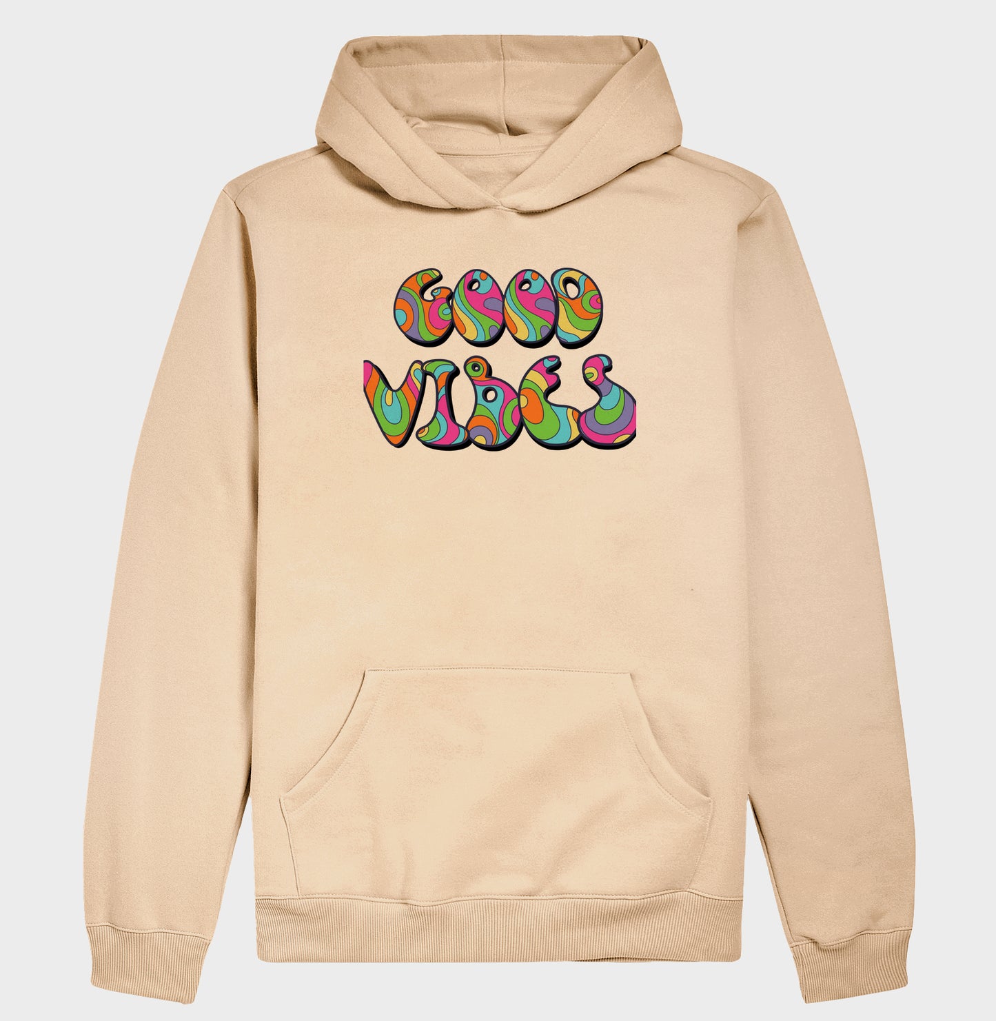 Moletom Hoodie - Good Vibes Retrô