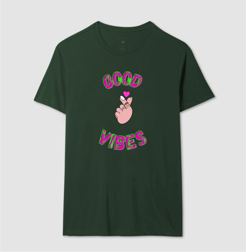 Camiseta - Good Vibes Coração