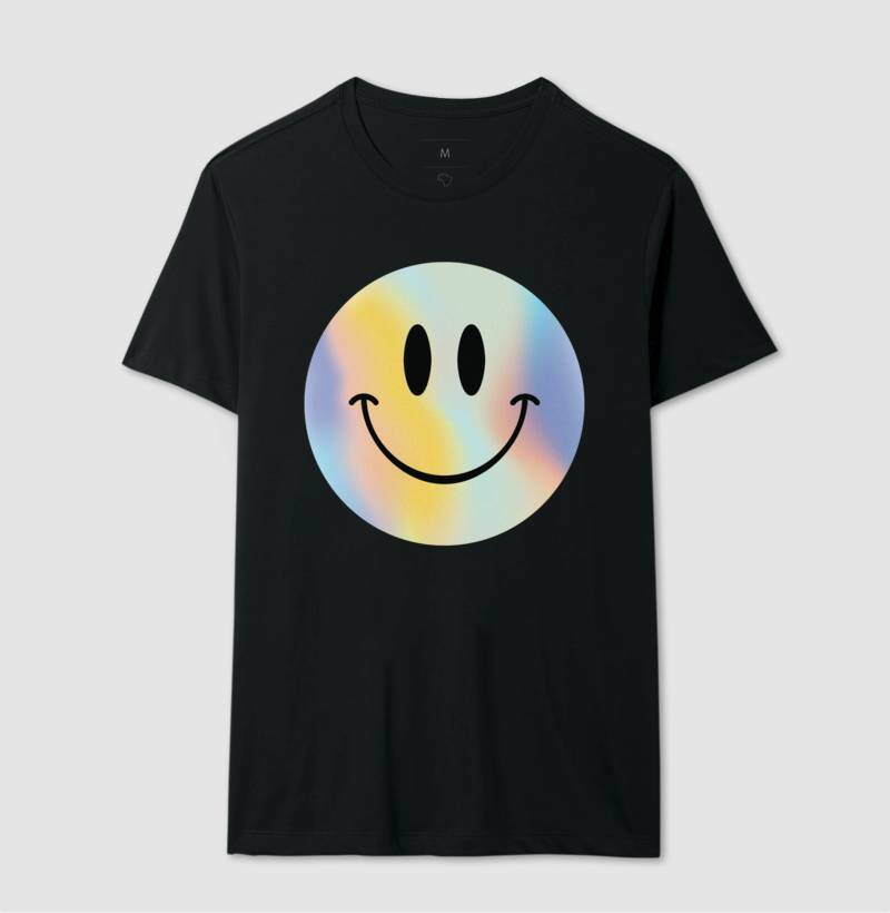 Camiseta - Emoji Smile Colorido