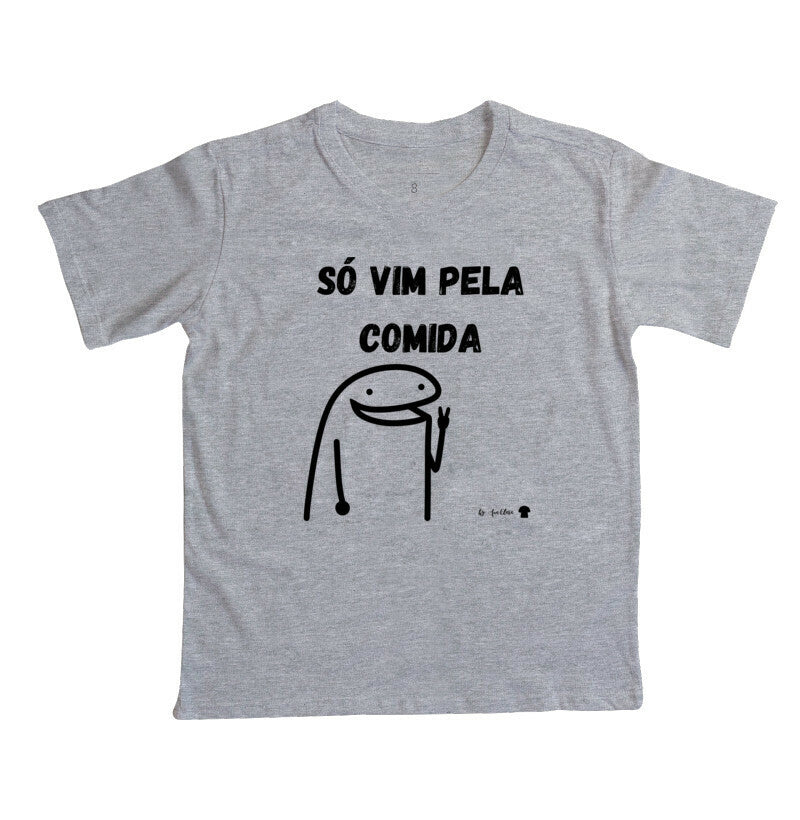 Camiseta Infantil - Flork Comida