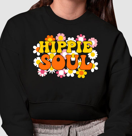 Moletom Cropped - Hippie Soul